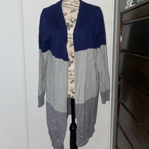 Blue & Gray Cardigan!